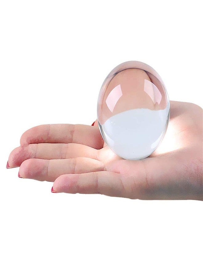 DSJUGGLING 60mm Clear Acrylic Contact Juggling Ball for Small Hands & Transparent Practice Juggling Ball 2.36" - Image 1